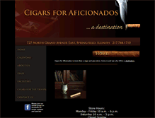Tablet Screenshot of cigarsforaficionados.com